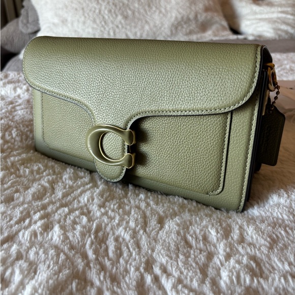 Coach Handbags - Coach Tabby 26 in Moss/Gold w/Leather Wrapped “C” Emblem